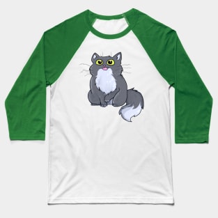 Cat Blep (No Text) Baseball T-Shirt